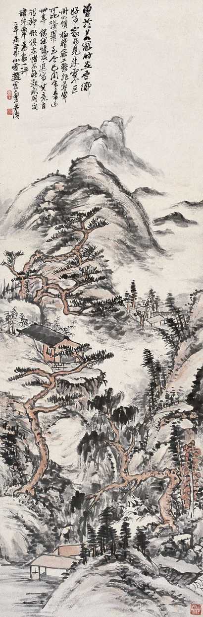 赵云壑 山水 立轴